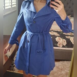 Steve Madden blue raincoat